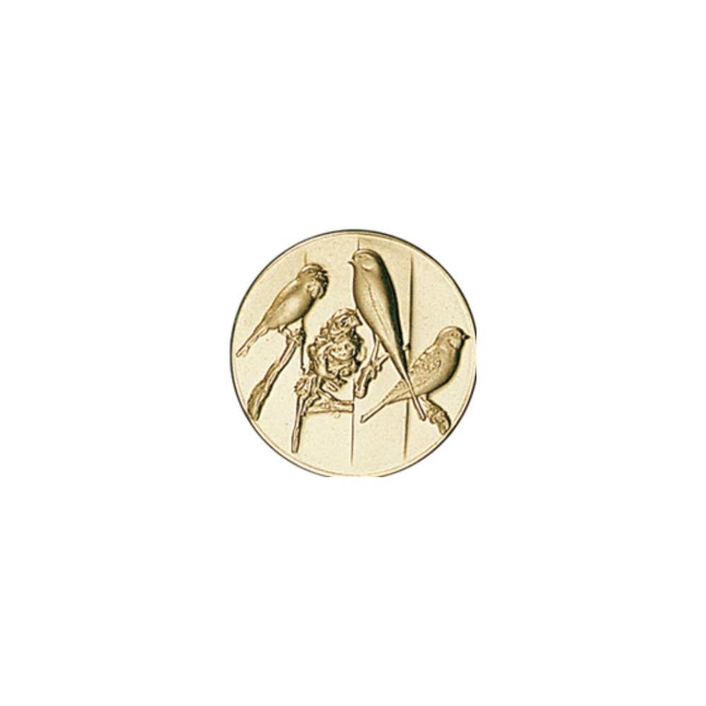 Wklejka tematyczna 3D 2,5 cm ptaki