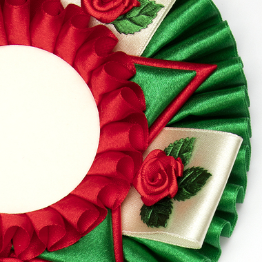 Rosettes Red Rose