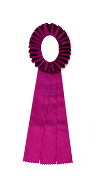 Rosettes Single Oval Vertical