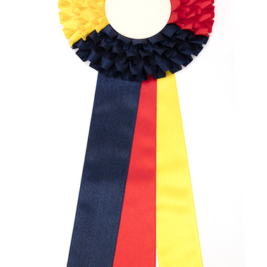 Rosettes Triple Three-Color